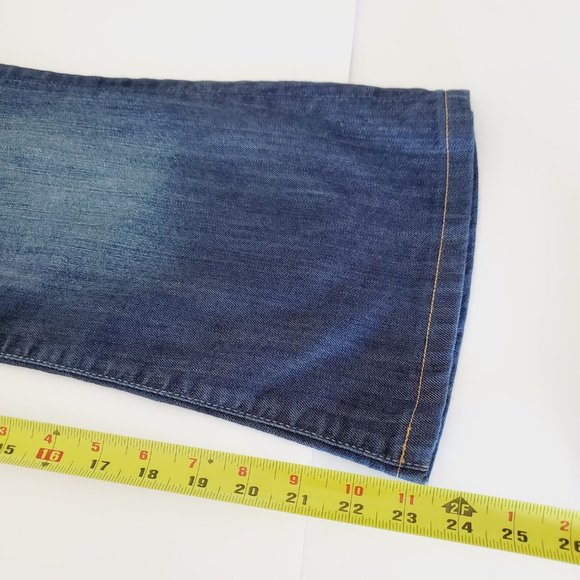 Mavi Jeans Amber Bell Bottom Retro Cropped Flare Low Rise Blue 28 - Picture 13 of 13